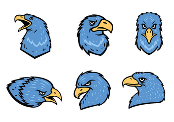 Free Eagles Mascot Vector - vector gratuit #436647 