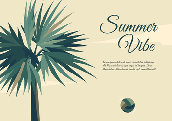 Palmetto Summer Vibe Free Vector - vector #436807 gratis