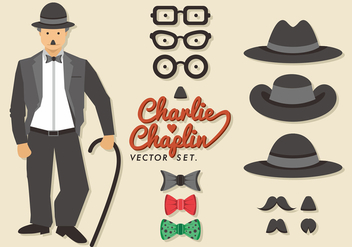 Charlie Chaplin Vector Set - vector #437117 gratis