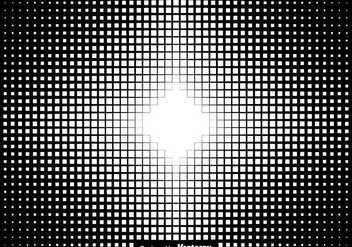 Halftone Squares Background Vector Illustration - Free vector #437277