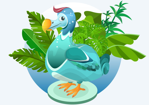 Dodo Bird Vector Illustration - vector gratuit #437467 