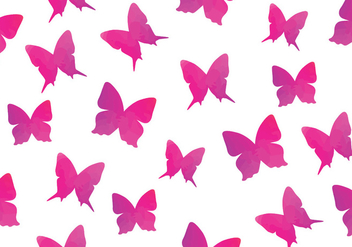 Watercolour Butterfly Seamless Pattern Butterfly - vector gratuit #437837 