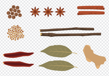 Culinary Spices - vector gratuit #438437 
