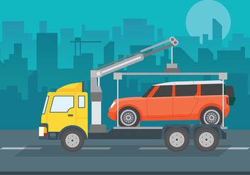 Towing Vector Background - Free vector #439707