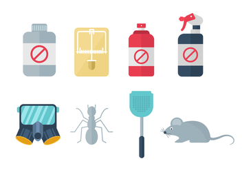 Free Home Pest Exterminator icons - vector #439737 gratis