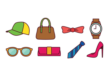 Accessories Icon Pack - Free vector #439877