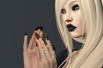 Celtic mesh rings & Tied Mesh Nails by SlackGirl - image gratuit #440967 