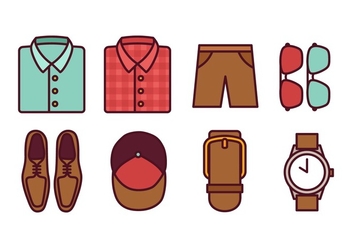 Men Fashion Icon Pack - Free vector #441197