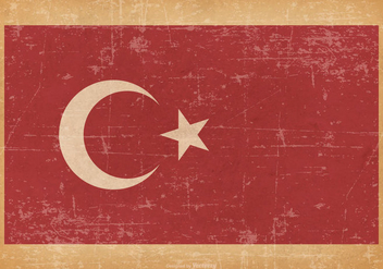 Grunge Flag of Turkey - vector gratuit #441367 