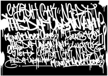 Graffiti Tags Black Background - vector #441597 gratis