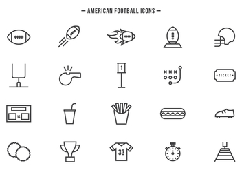 Free American Football Vectors - Kostenloses vector #441747
