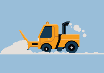 Snow blower vector illustration - Kostenloses vector #441997