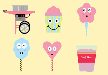 Candy Floss Vector Pack - Free vector #442247