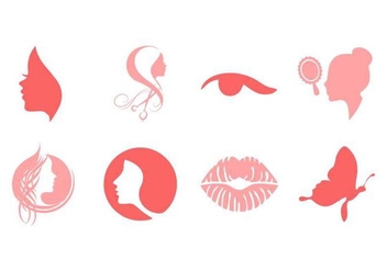 Free Beauty Icons Vector - Free vector #442267