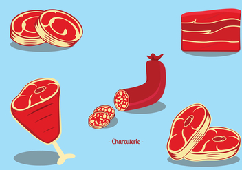 Charcuterie Boucherie Vector Pack - Free vector #442337