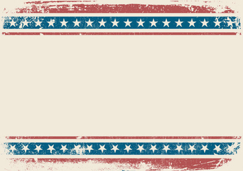 Patriotic Grunge Style Background - vector gratuit #442727 