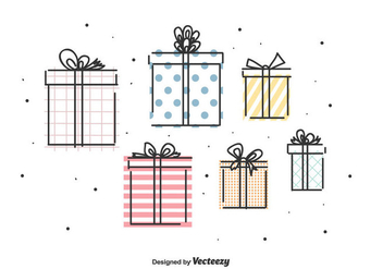 Gifts Vector Set - Free vector #442807