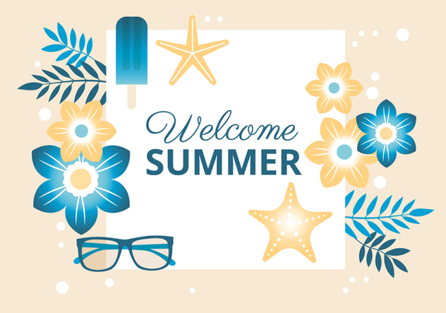 Free Summer Holiday Background - vector #443107 gratis