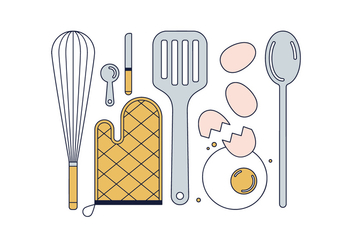 Free Cook Tools Vector - Free vector #443137