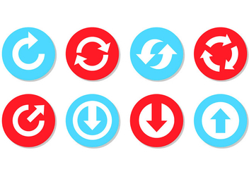 Set Of Update Icons - Free vector #443347
