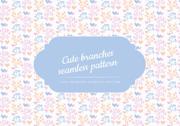 Vector Cute Branches Background - Free vector #443647