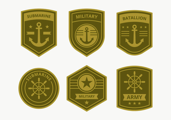 Marine Corps Badge Collection - бесплатный vector #443907