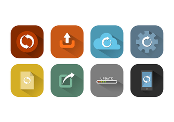 Free Update Icon Vector Collection - бесплатный vector #443977
