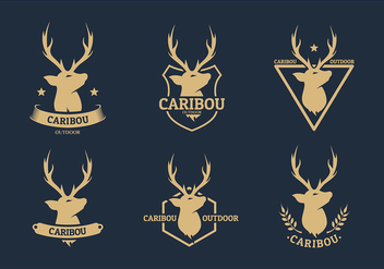 Caribou Logo Free Vector - vector gratuit #444917 