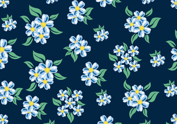 Ditsy Floral Pattern Seamless - vector #445157 gratis