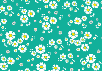 Floral Seamless Pattern - vector gratuit #445317 