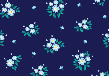 Floral Seamless Pattern - бесплатный vector #445637