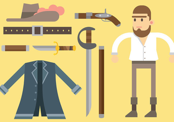 Musketeer Vector Icons - vector gratuit #445677 
