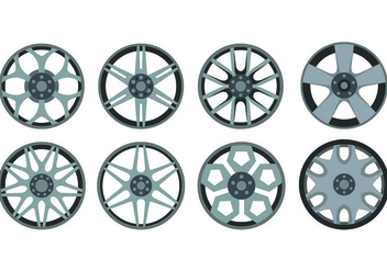 Icon Of Alloy Wheels - vector gratuit #445737 