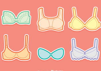 Bra And Bustier Collection Vector - Free vector #445967