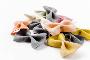 Colorful raw italian pasta - Free image #449067