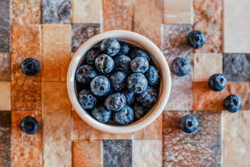 Bowl of Blueberries - Free image #450597