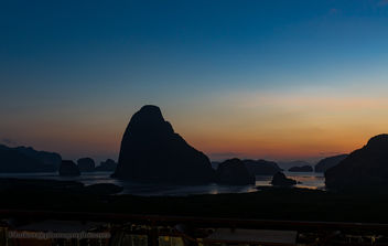 Sunrise over the Phang Nga Bay, Thailand XOKA4579s2 - Kostenloses image #451637