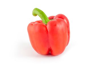 Red paprika isolated on white background - image gratuit #452407 