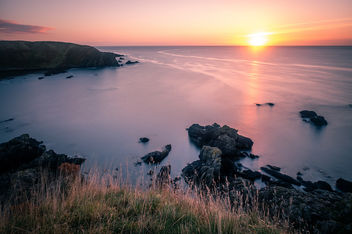 Sunrise in Stonehaven - Scotland - Seascape photography - image #456427 gratis
