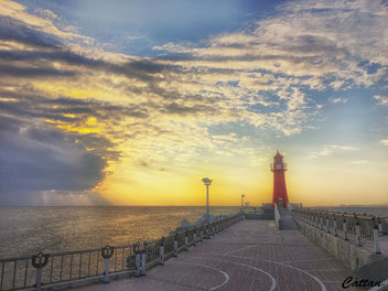 Sokcho Light house - sunrise - image gratuit #457657 