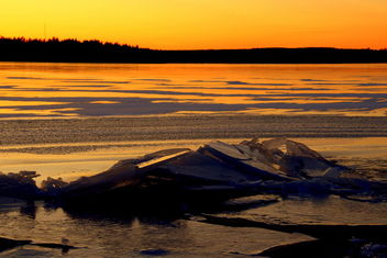 Winter sunset - Free image #468087