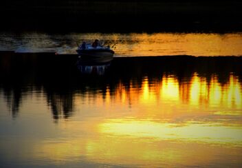 Sunset fishermen - Free image #474837