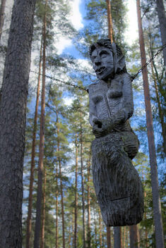 Wooden Forest Elf figurine - Free image #498077