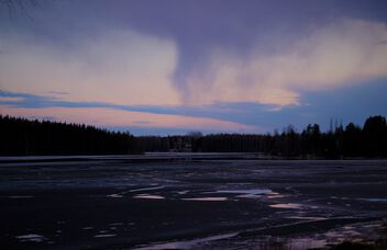 April Sunsettime and last ice - image gratuit #498107 