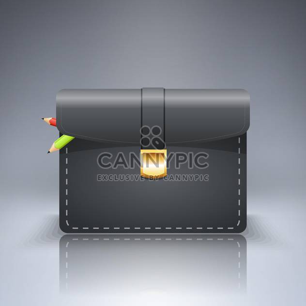 briefcase with pencils vector illustration - Free vector #130517