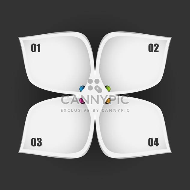 Vector business tags on grey background - vector #131387 gratis