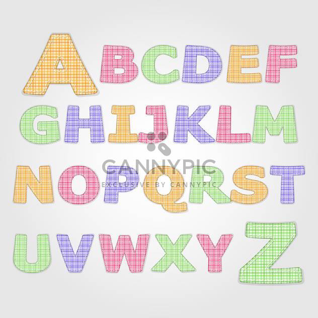 education alphabet vector letters set - vector gratuit #132697 