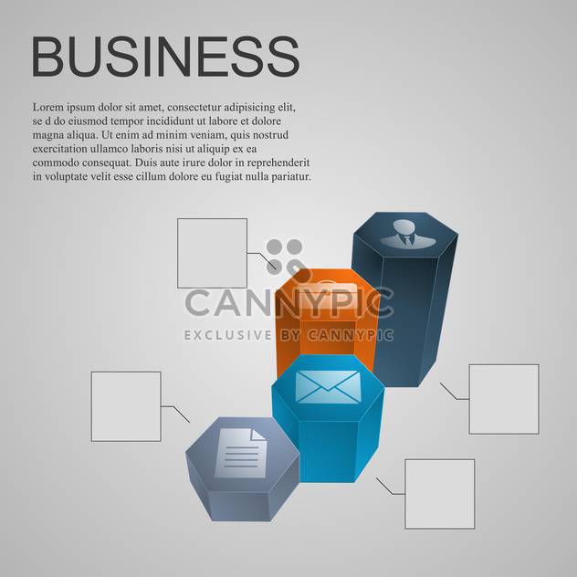 business diagram design element - vector gratuit #134257 