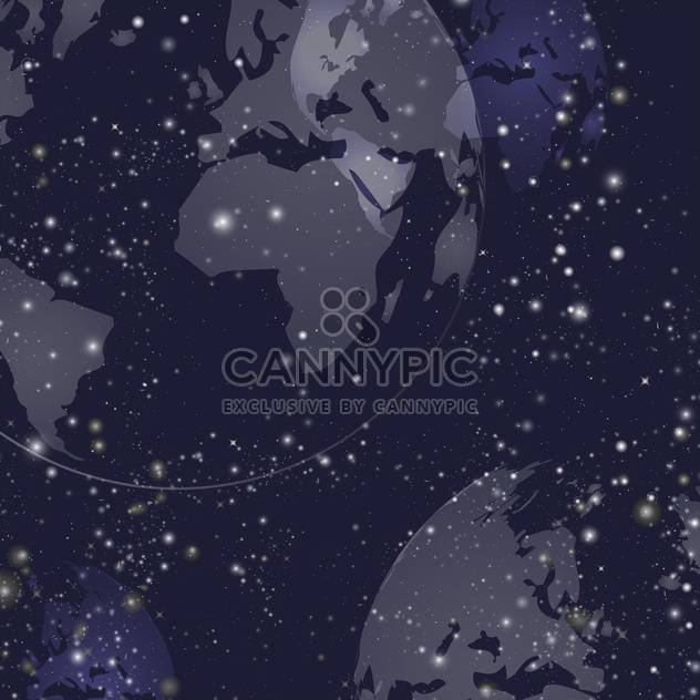 space planet earth background - Free vector #134267
