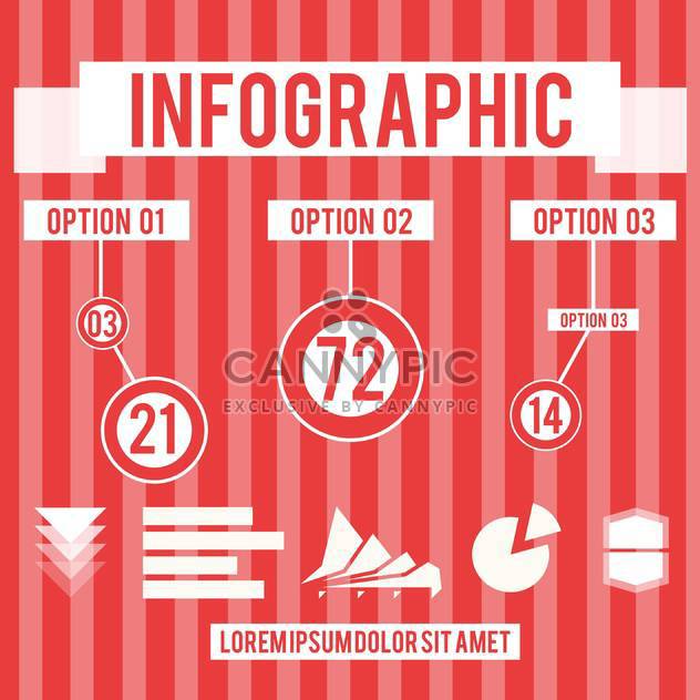 abstract business infographic set - vector gratuit #134397 